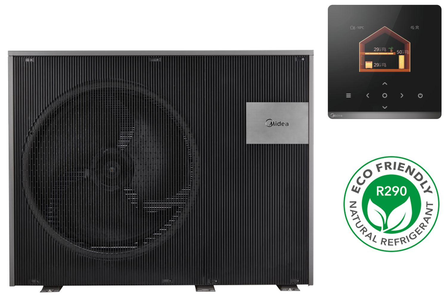 Midea MONOBLOCK õhk-vesi soojuspumbad